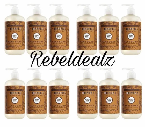 Mrs. Meyer's Acorn Spice Hand Soap 3 Pack, $30.xx on Amazon