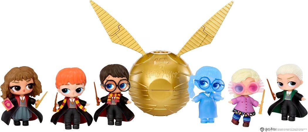 LOL Surprise Loves Harry Potter Tots Golden Snitch Ball Collectible Figure