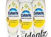 Dawn Free & Clear Lemon Dish Soap 3-Pack, Around $20 on Amazon