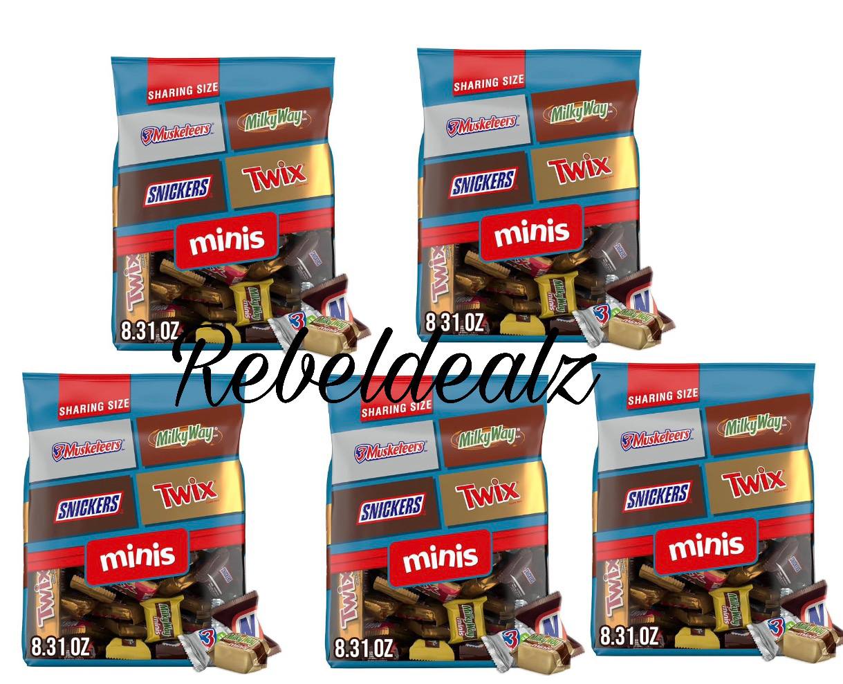 Mars Minis Chocolate Variety Pack 5 Bags for $23.xx