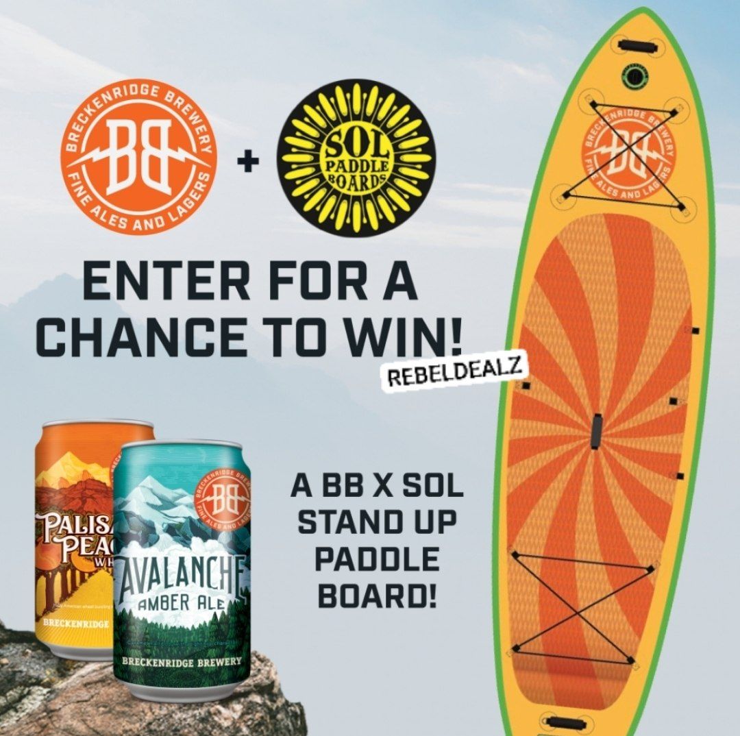 Breckenridge Brewery x SOL Paddle Board Sweepstakes