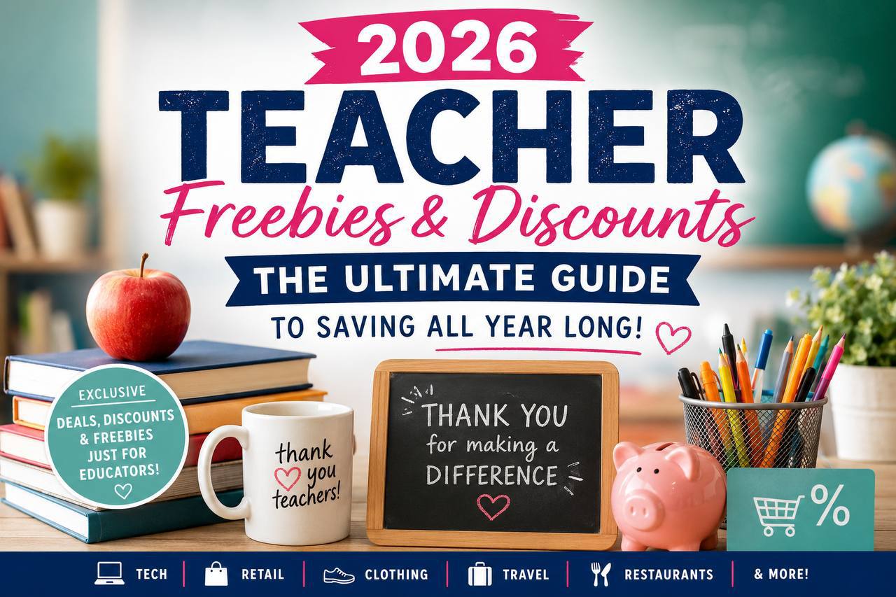 2026 Teacher Freebies & Discounts Guide