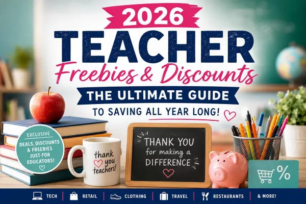 2026 Teacher Freebies & Discounts Guide