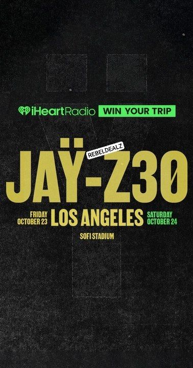 iHeartRadio JAY-Z30 Sweepstakes: Win a Trip to LA