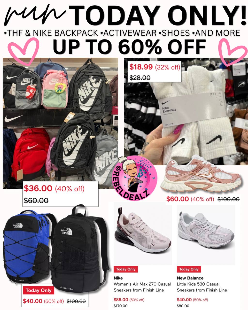 Today Only: Save Up to 60% on Activewear, Backpacks, Shoes & More at Macy's
