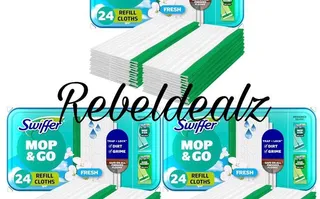 Swiffer Mop & Go Wet Pad Refills 24ct for $15.xx