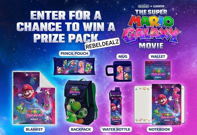 Enter to Win Super Mario Galaxy Movie Sweepstakes