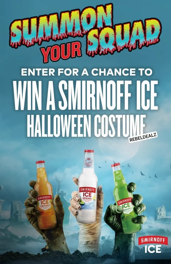 Smirnoff Ice Halloween Costume Instant Win Game: 100 Winners