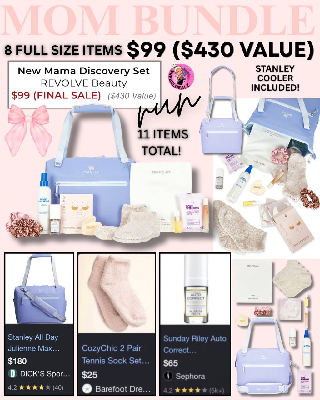 New Mama Discovery Set - 11 Beauty & Wellness Products in Reusable Cooler Bag