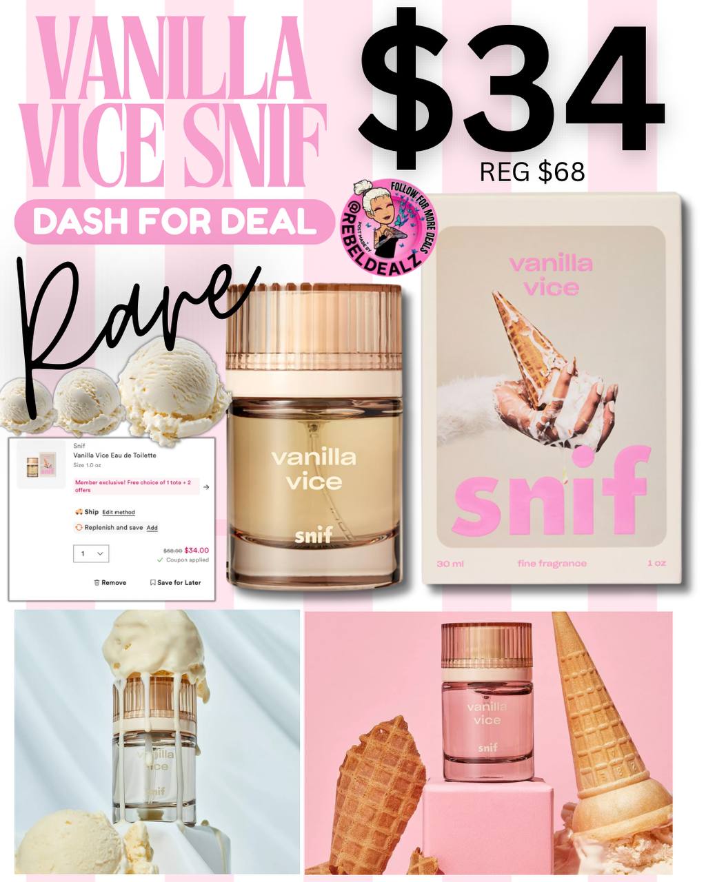 Ulta Beauty Dash for $34 with 50% Off