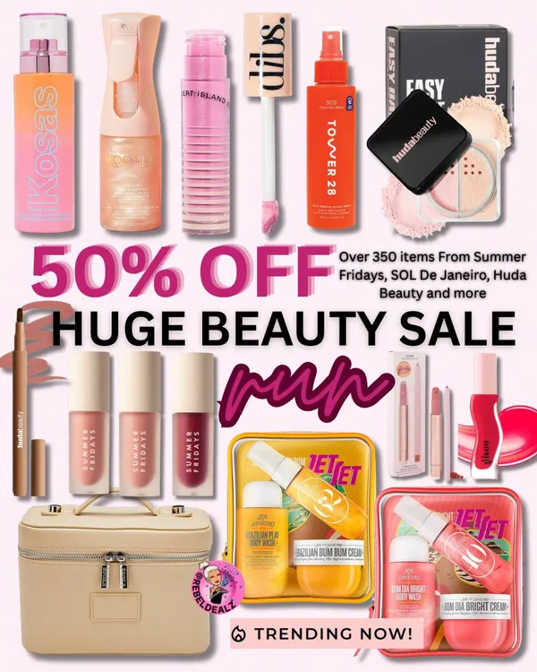 50% Off Beauty Finds + Free Shipping