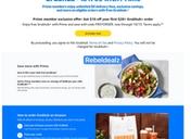 Prime Members: $10 Off First Grubhub+ Order with Code