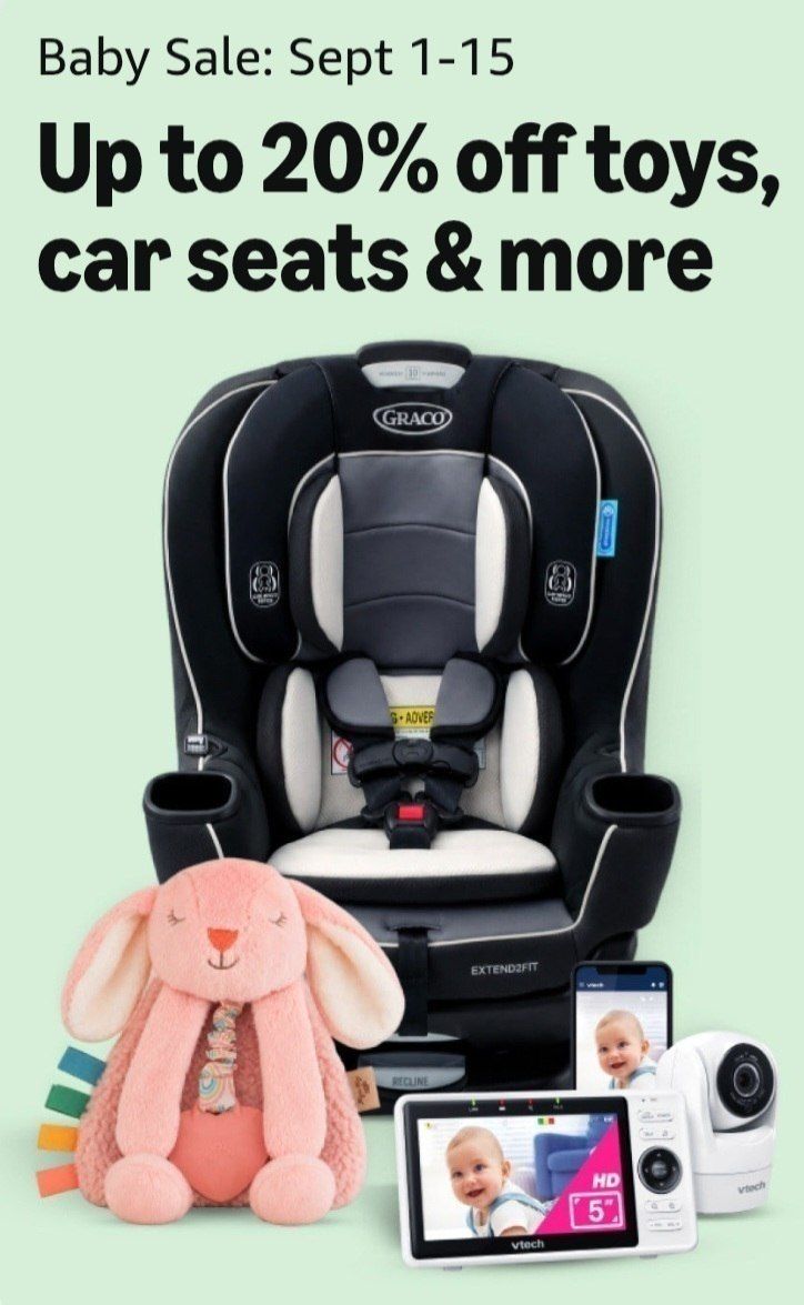 Amazon Baby Sale: Up to 20% Off Toys, Car Seats & More