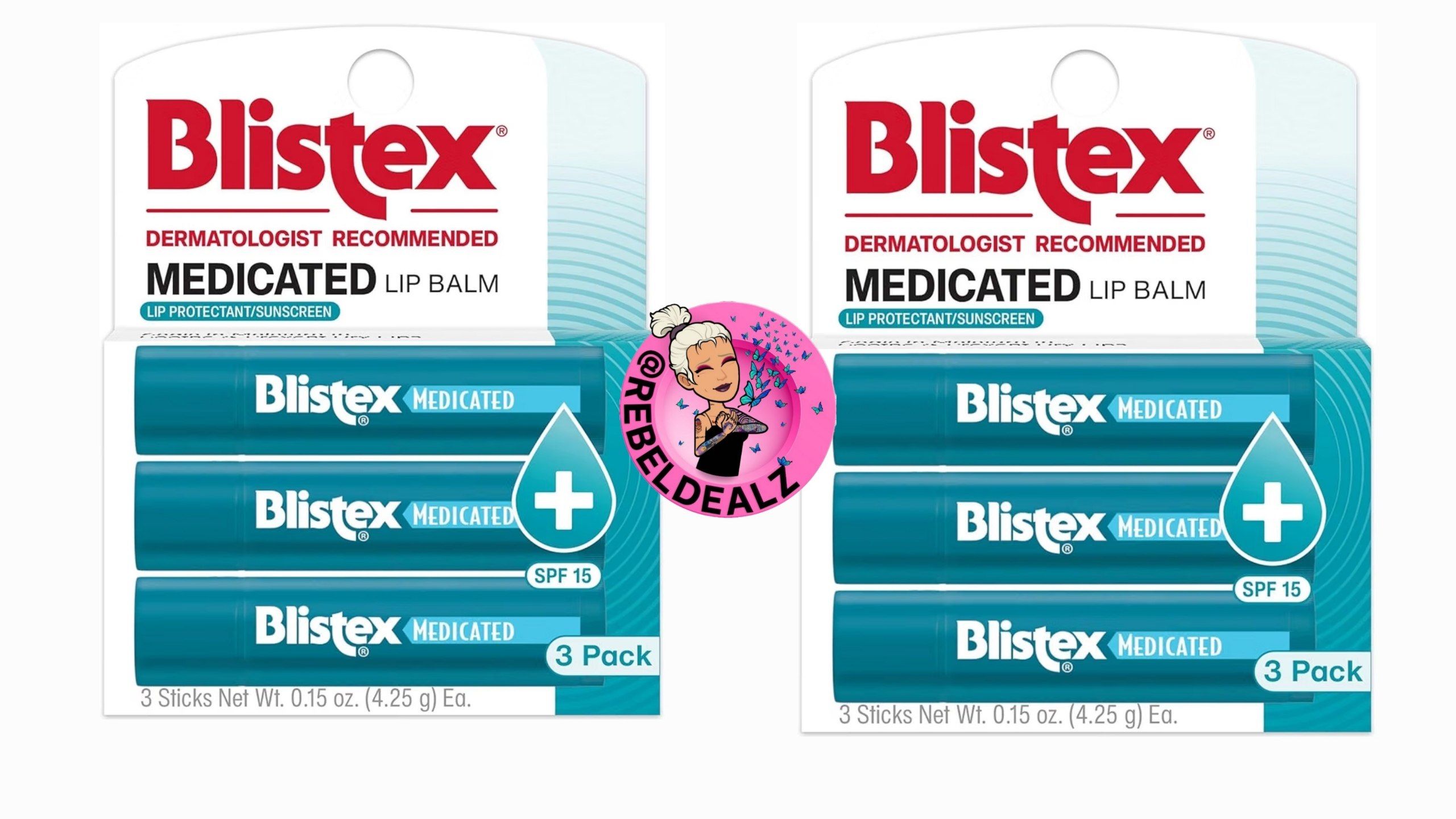 Blistex Medicated Lip Balm 3-Count: 2 for Around $4 on Amazon