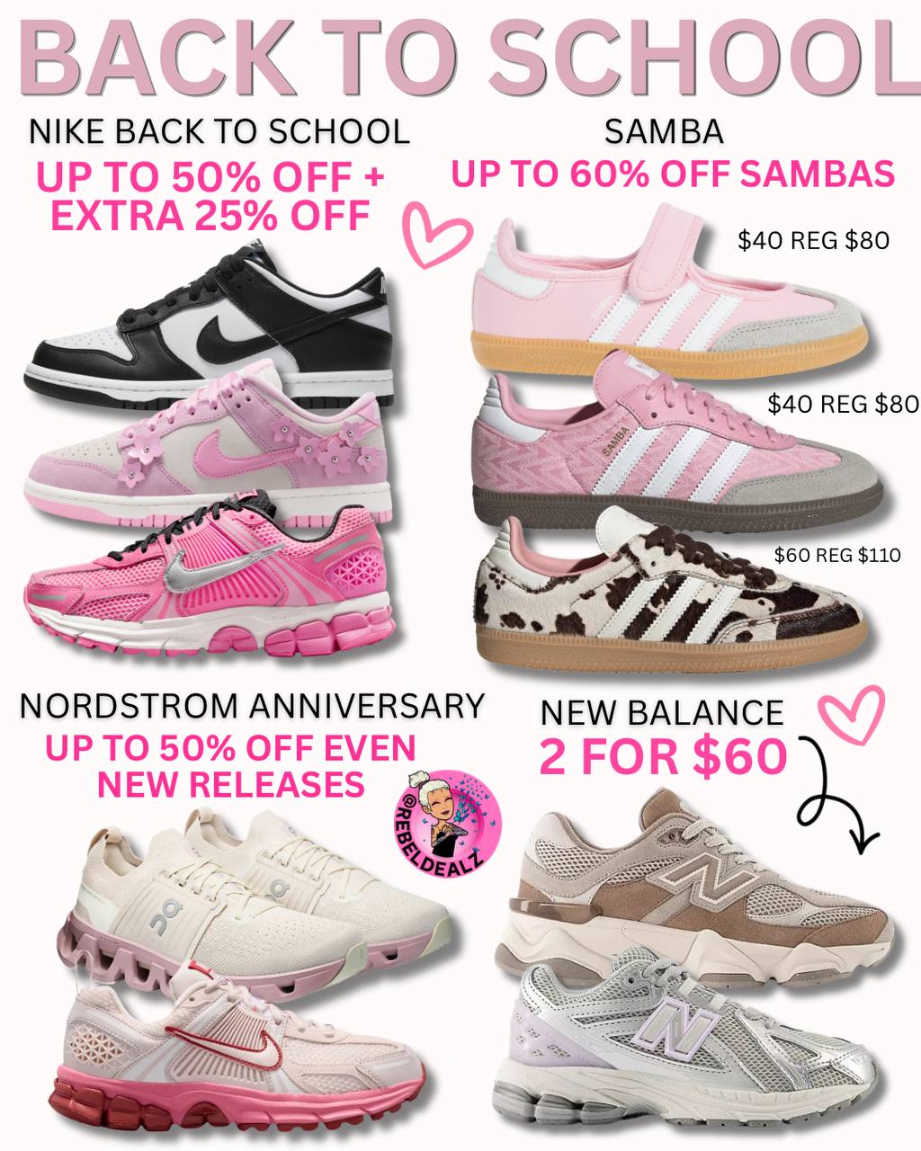Back-to-School Sneaker Sales – New Balance, Nike, adidas, Jordan Deals