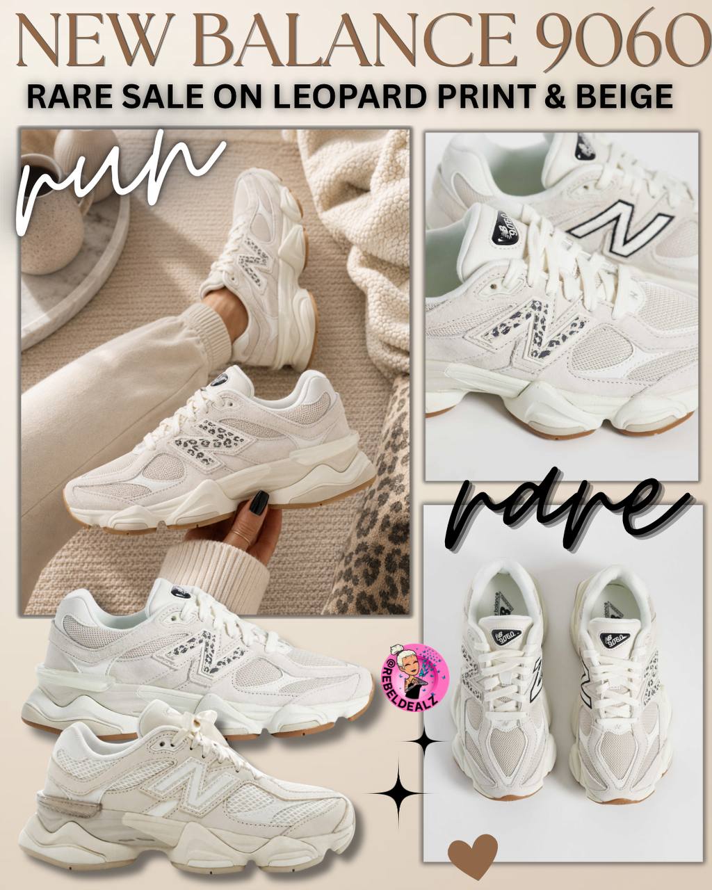 New Balance 9060 Sneakers Sale with Extra 20% Off for New Customers