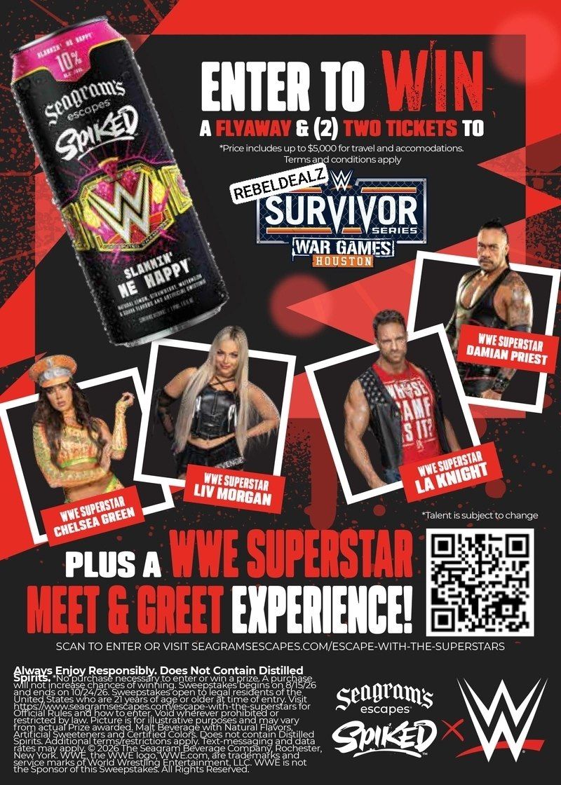 Seagram's Escapes Superstars Sweepstakes: Enter to Win (3 Winners)
