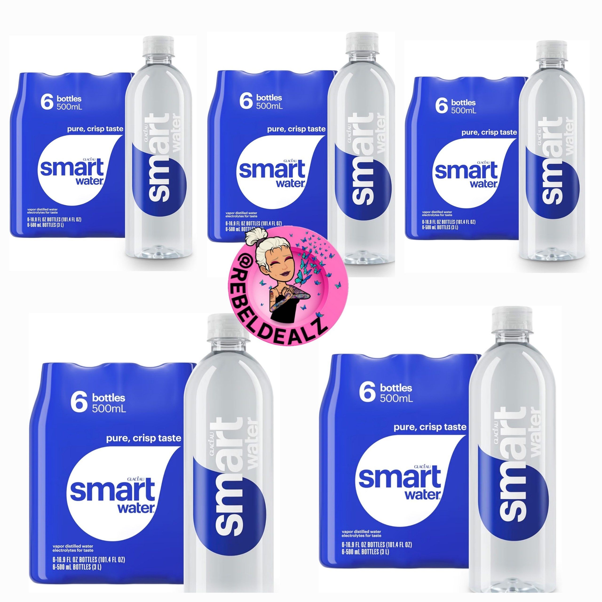 smartwater 16.9 oz 6-Pack as Low as $22.xx on Amazon
