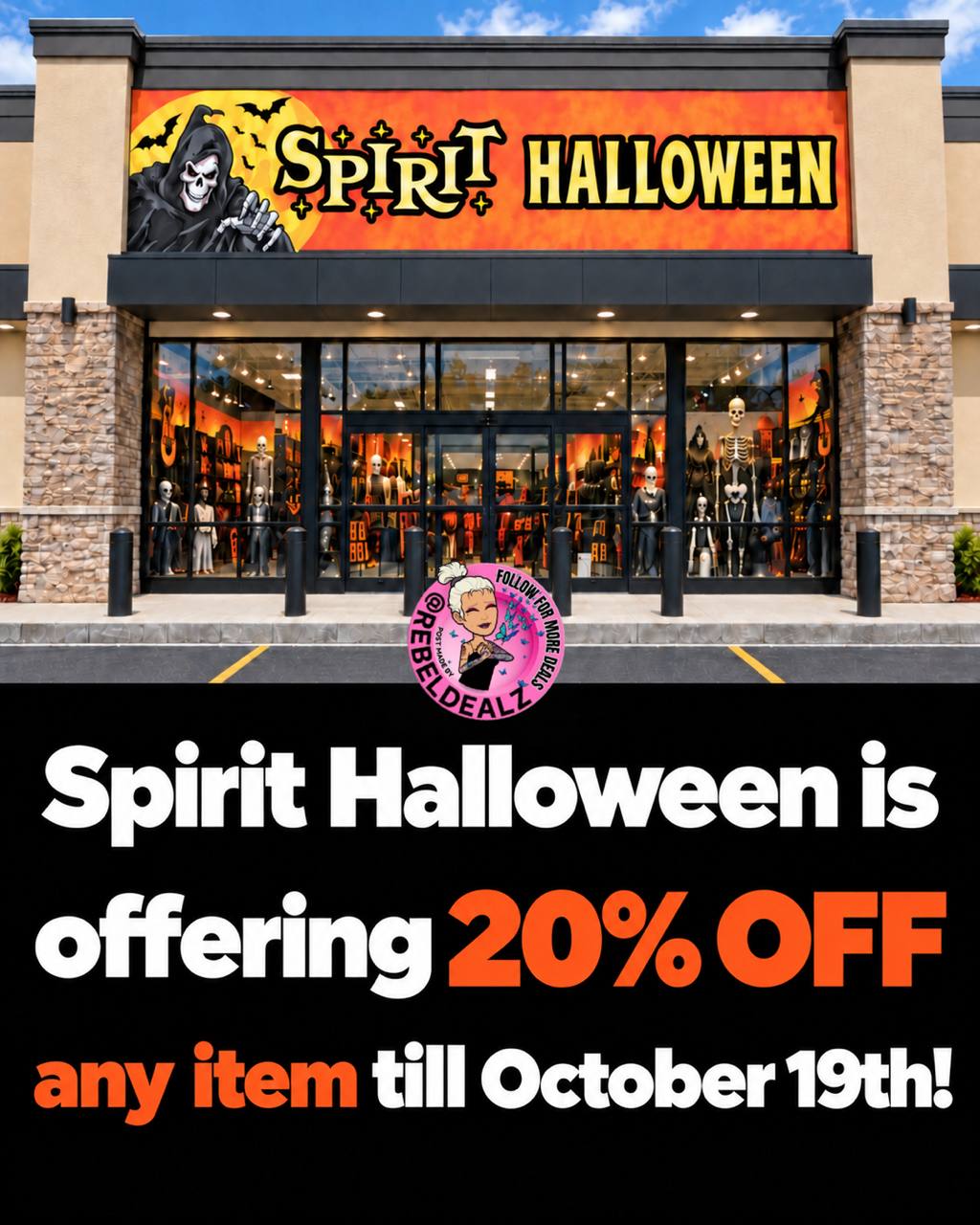 Spirit Halloween 20% Off Coupon