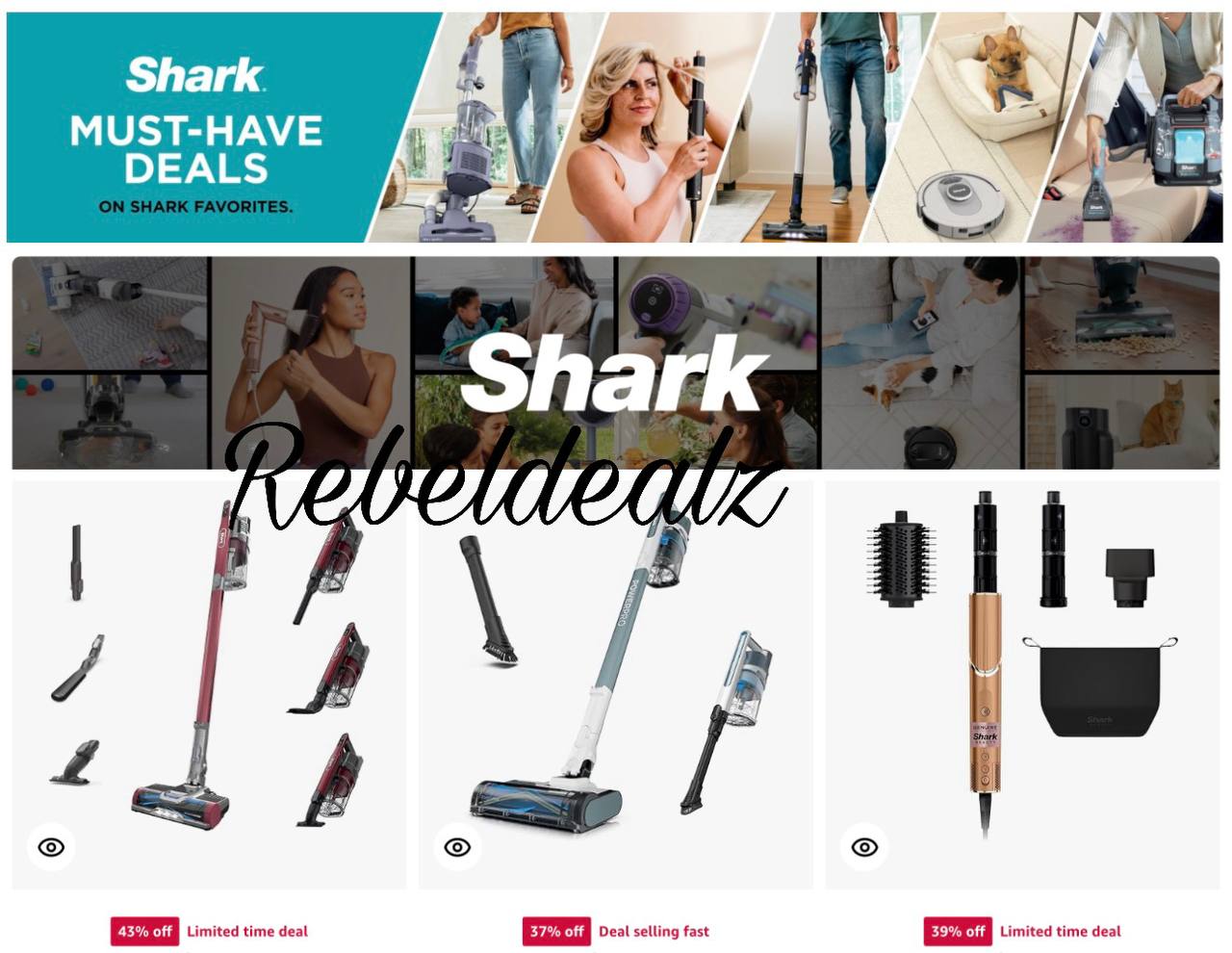Shark Markdowns: Up to 43% Off Vacuums, Mops, Hair Tools & More