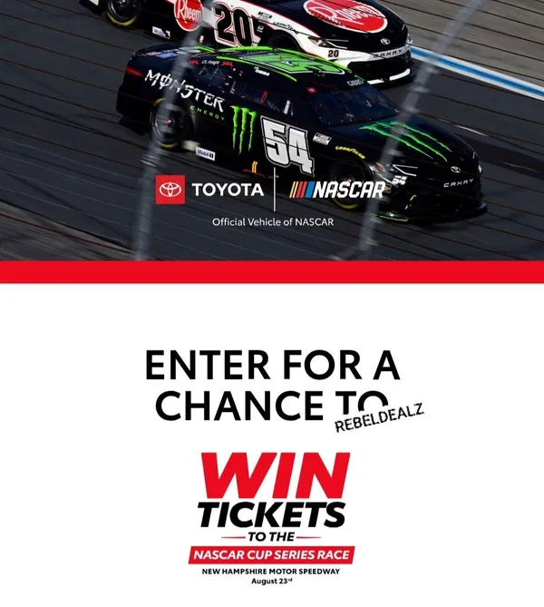 Toyota NASCAR Race Day VIP Package Sweepstakes