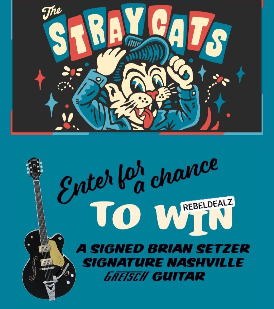 Sony Stray Cats Guitar Sweepstakes