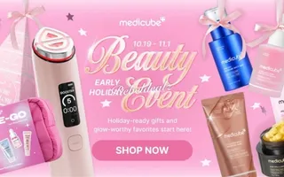 Medicube Holiday Beauty Event: Extra 10% Off Select Products