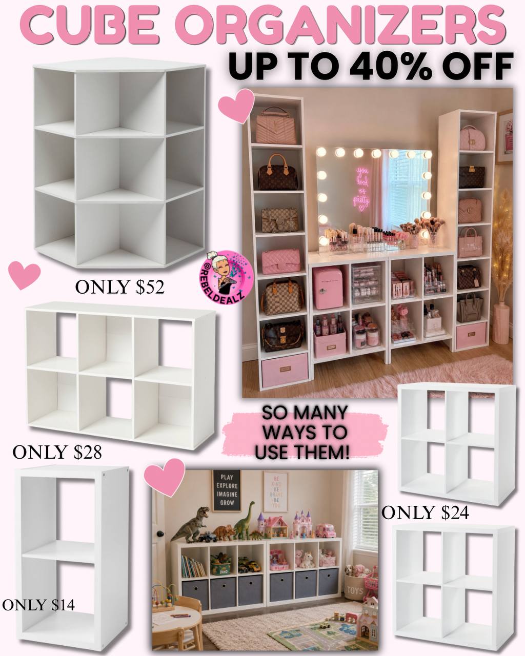 Cube Organizers Up to 40% Off - Starting at $14