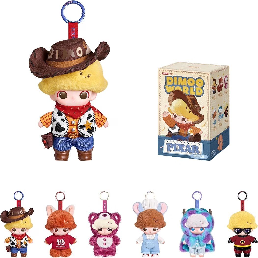 POP MART DIMOO World x Pixar Series Vinyl Plush Blind Box Collectible
