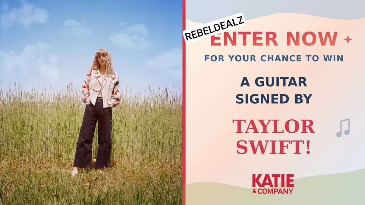 Win a Guitar Signed by Taylor Swift from Audacy