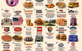September Food Deals, Freebies and Restaurant Specials