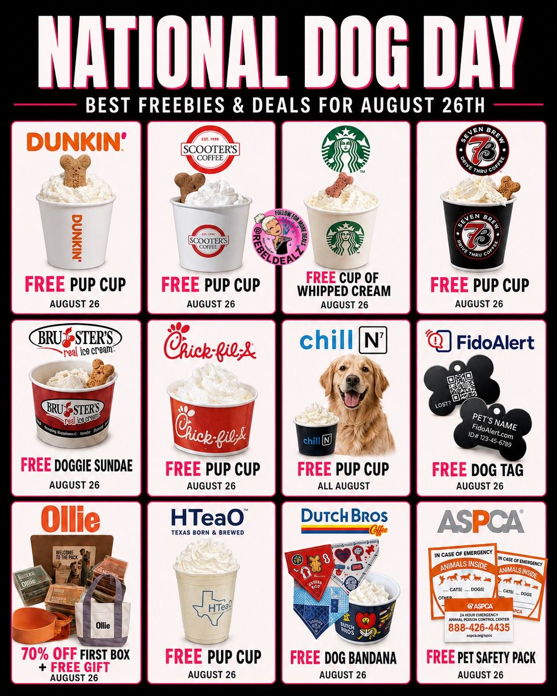 National Dog Day Freebies and Deals You Can Score on August 26