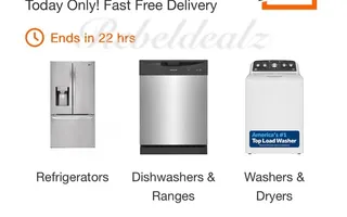 Home Depot Daily Deals: Up to 40% Off Select Appliances