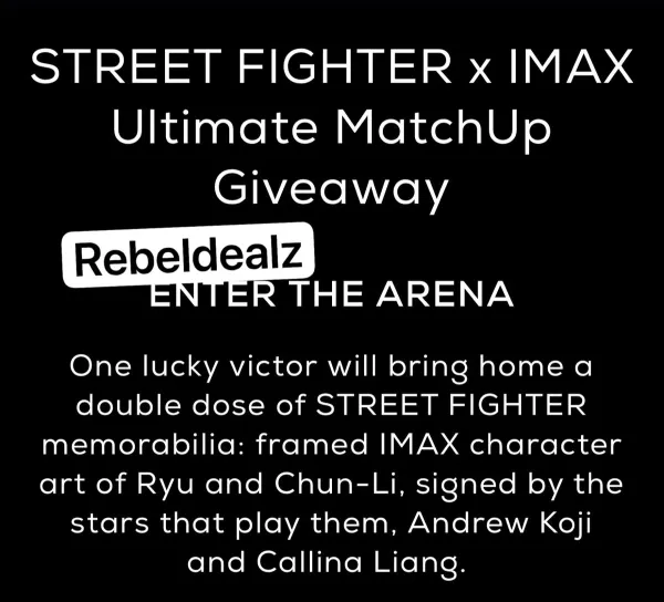 Street Fighter x IMAX Ultimate MatchUp Giveaway