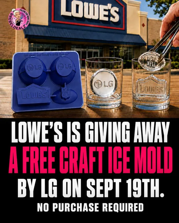 Free LG Craft Ice Mold at Lowe's on September 19
