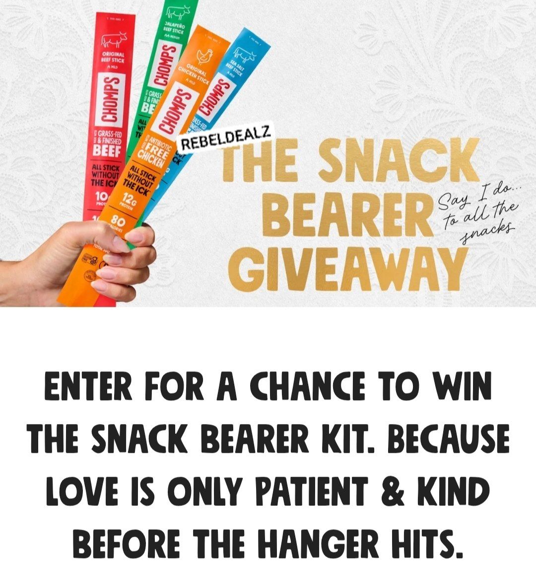 Chomps Snack Bearer Giveaway: Enter to Win a Snack Bearer Kit