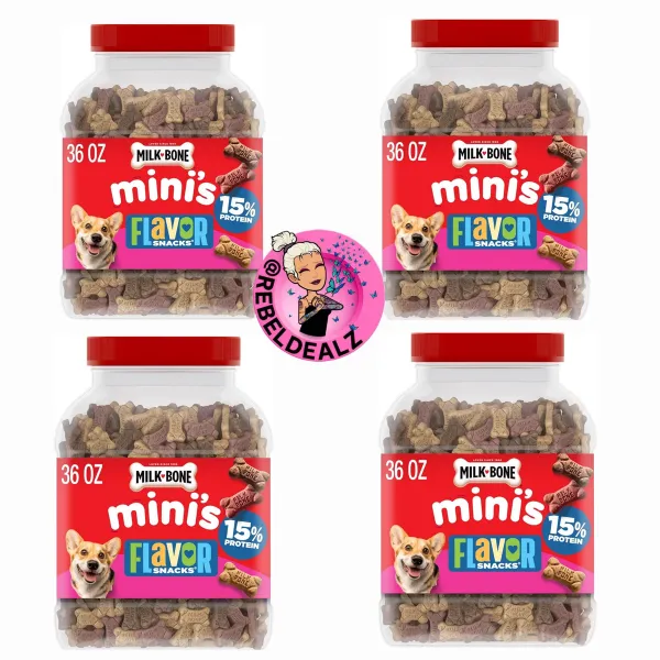 Milk-Bone Mini's Flavor Snacks 36 Oz 4-Pack as Low as $25.xx