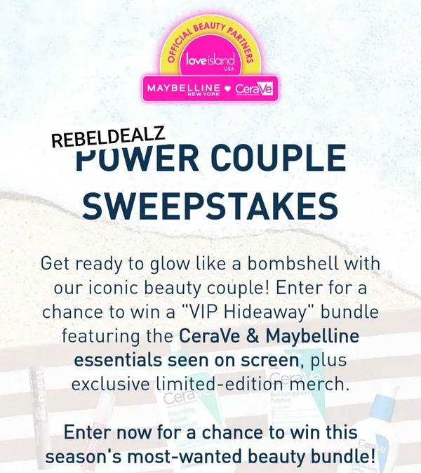 CeraVe Power Couple Sweepstakes - Win a Prize!