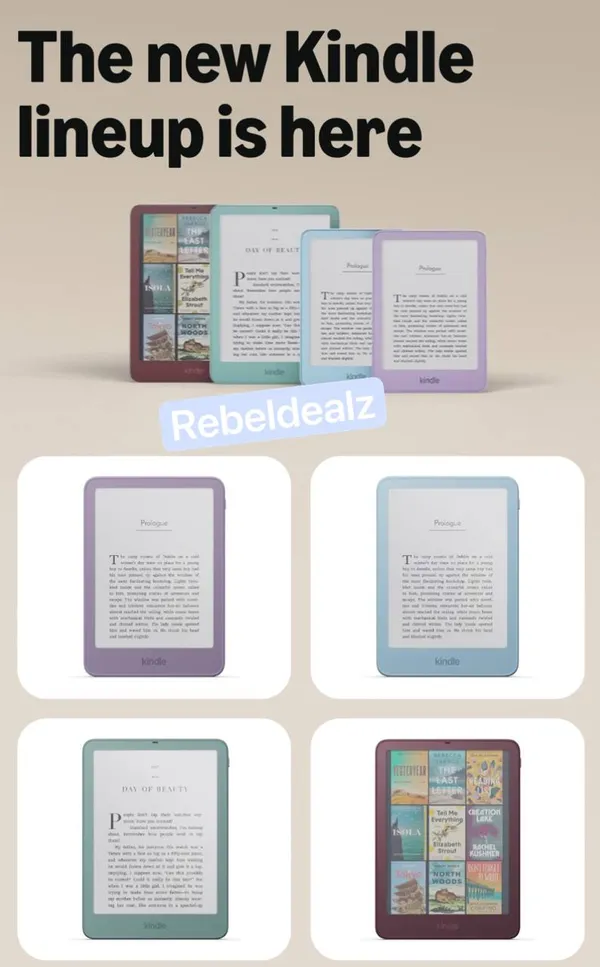 New Kindle E-Reader Releases Now Available on Amazon