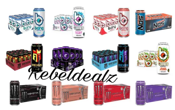 Extra 40% Off Select Monster and Bang Energy Drinks