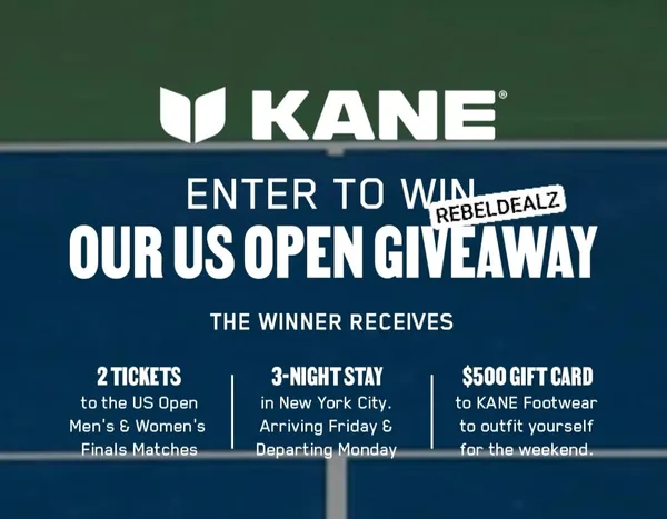 Kane Footwear U.S. Open Finals Experience Sweepstakes
