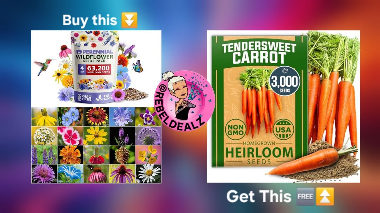 Wildflower Seeds Bulk Mix Deal and Free Item