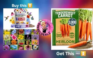 Wildflower Seeds Bulk Mix Deal and Free Item