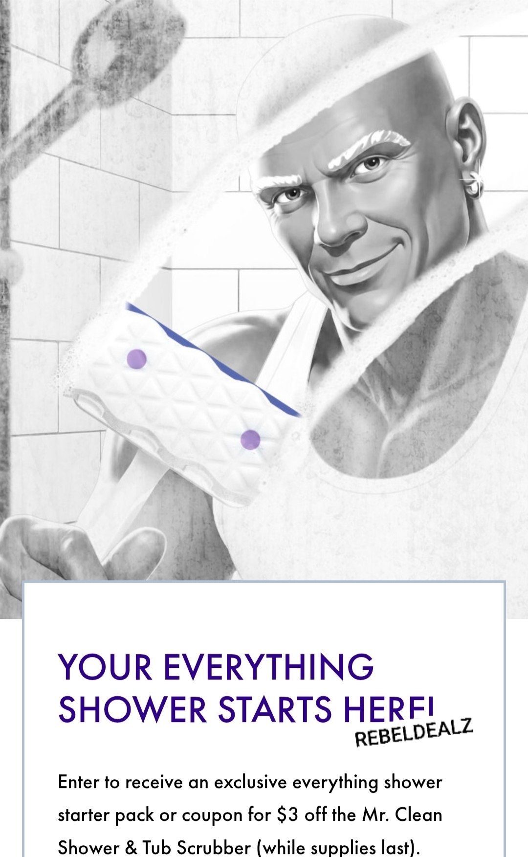 Mr. Clean 'Everything Shower' Sweepstakes - Win Big!