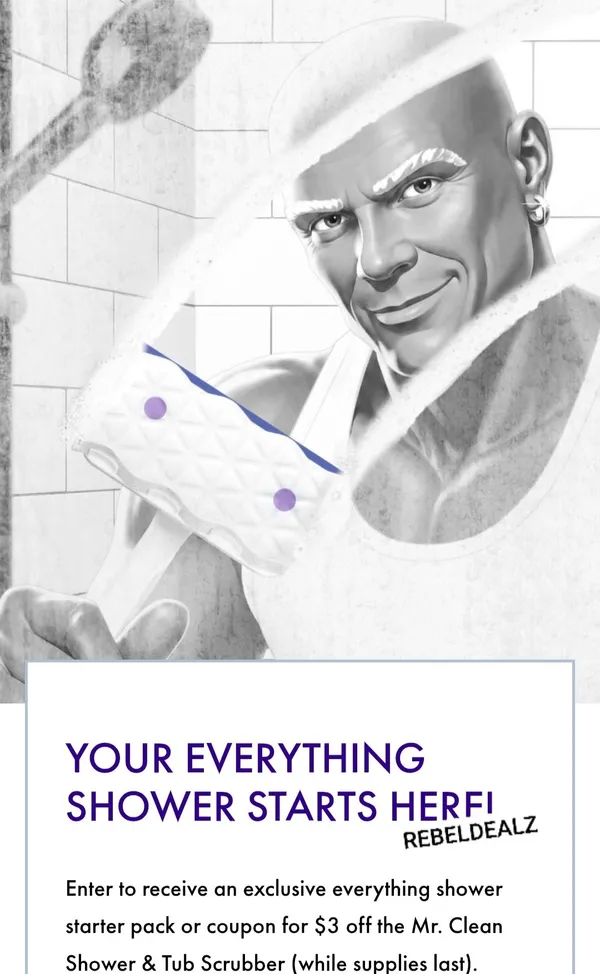 Mr. Clean 'Everything Shower' Sweepstakes - Win Big!