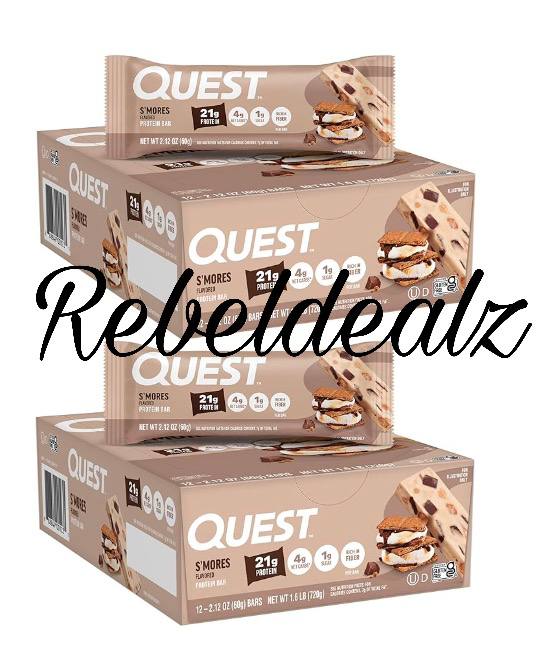 Quest Nutrition S'mores Protein Bars 12-Count