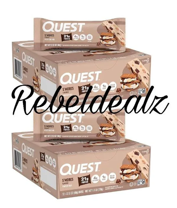 Quest Nutrition S'mores Protein Bars 12-Count