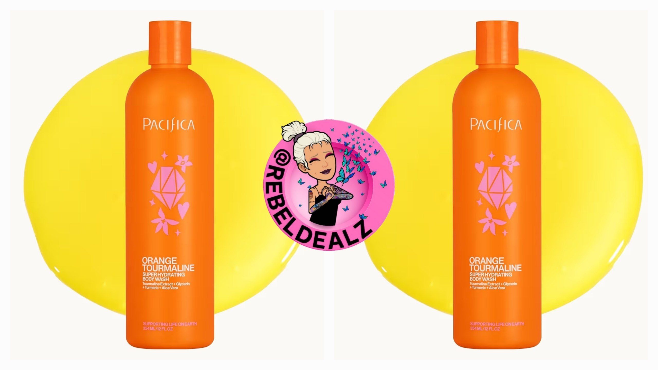 Pacifica Body Wash - Orange Tourmaline Super Hydrating Body Wash