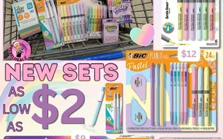 Pastel Back-to-School Supplies Starting at $2