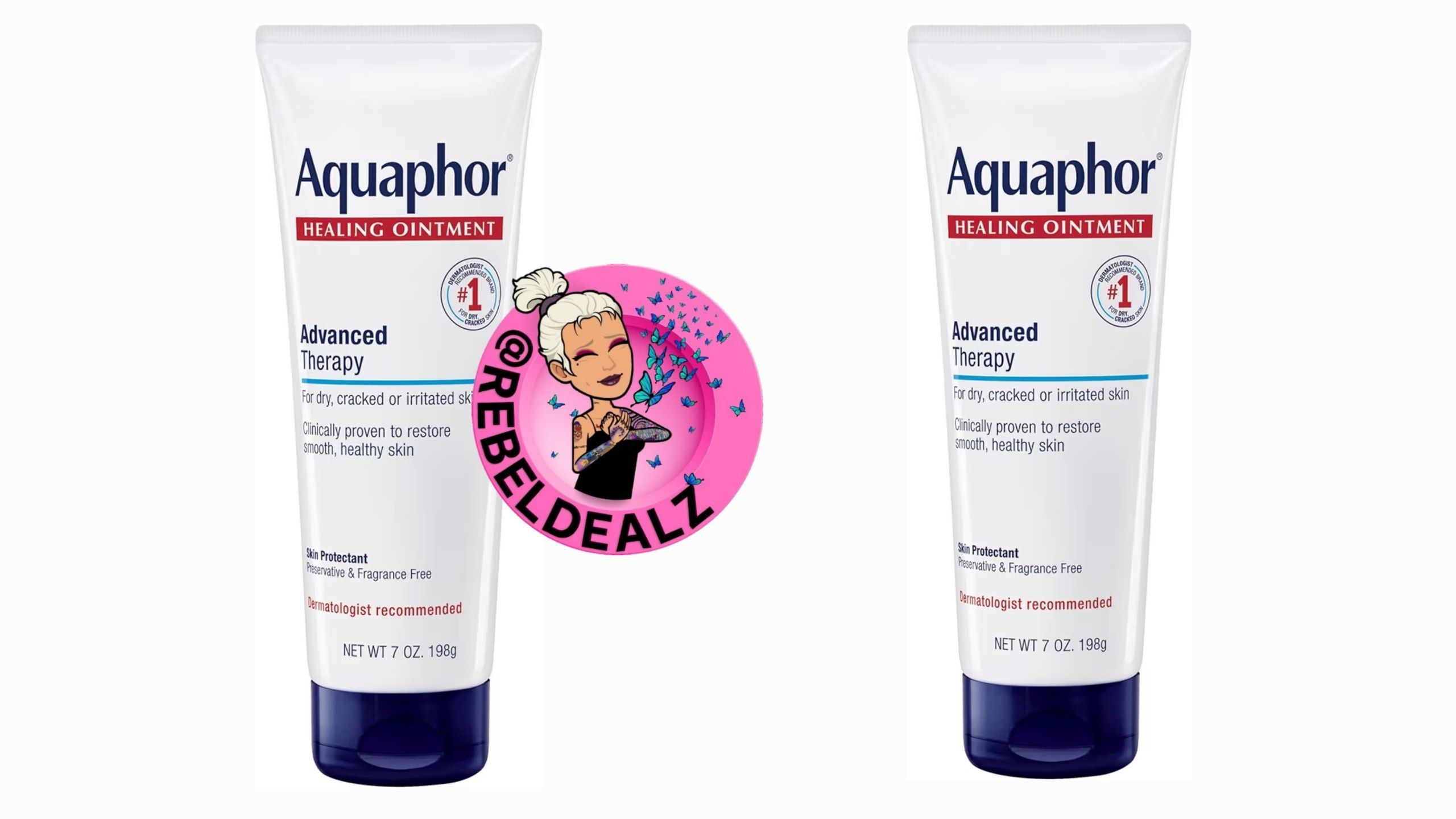 Aquaphor Healing Ointment 7 oz 2 for $24.xx Plus $10 Credit